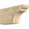 Ekena Millwork Yorktown Rough Sawn Rafter Tail, Douglas Fir, 4"W x 8"H x 16"L RFT04X08X16YOR00RDF - alternate 1